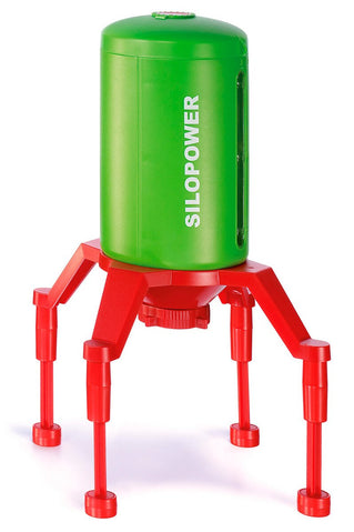 Siku World Standsilo 5602 in Grün mit roten Stützen