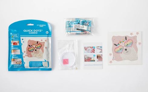 Diamond Painting Lama Regenbogen - Bild 3