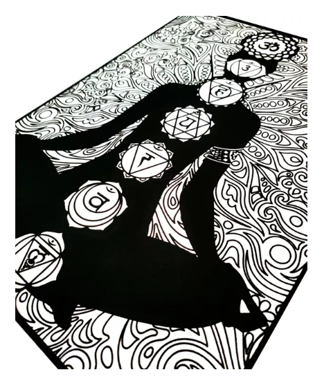 TataRuga Samtbild zum Ausmalen A3 Meditation - Bild 2