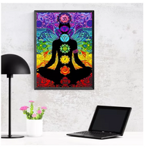 TataRuga Samtbild zum Ausmalen A3 Meditation