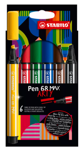 Stabilo Pen 68 MAX 6er - Bild 1