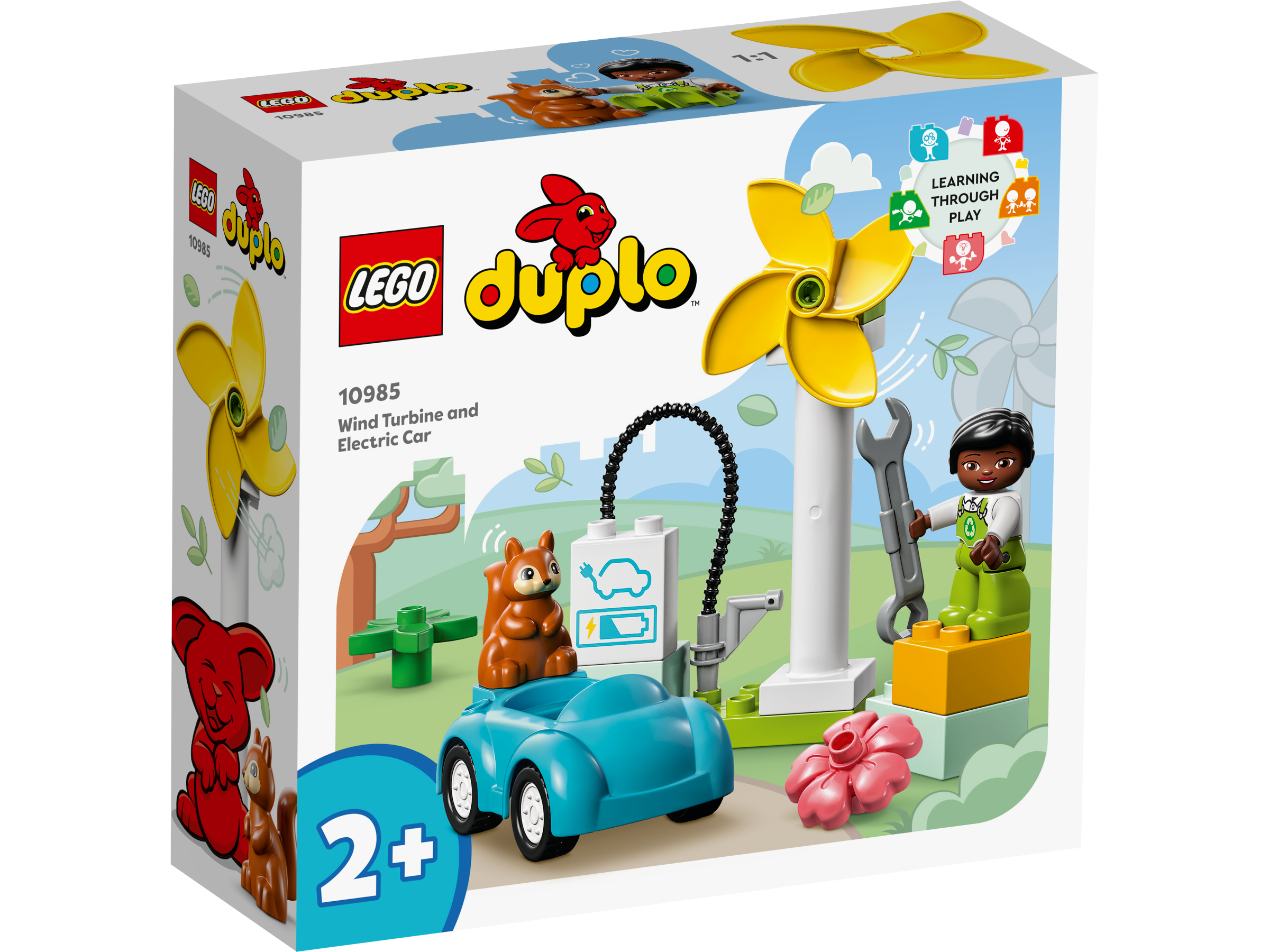 LEGO Duplo Windrad und Elektroauto 10985 - Bild 1