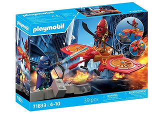 PLAYMOBIL Action Helden - Drohne gegen bösen Ninja 71833