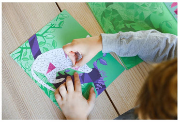 Sticker Painting Buch Safari