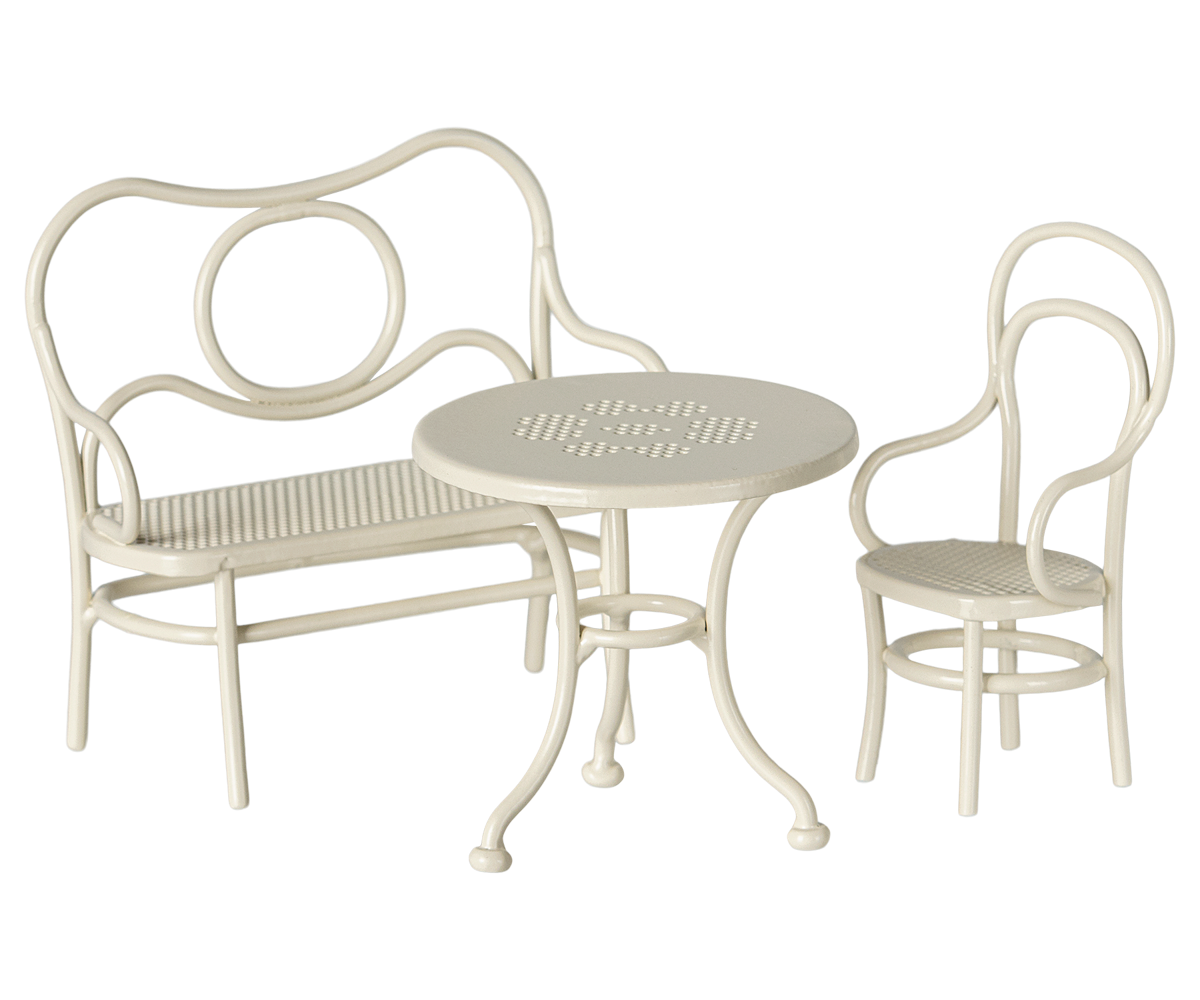 Maileg Café-Set für Mäuse klein – Off White - Bild 1