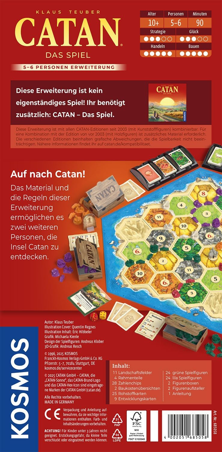 Catan  Das Spiel:  Ergänzung 5 - 6 Spieler 693428 - Bild 6