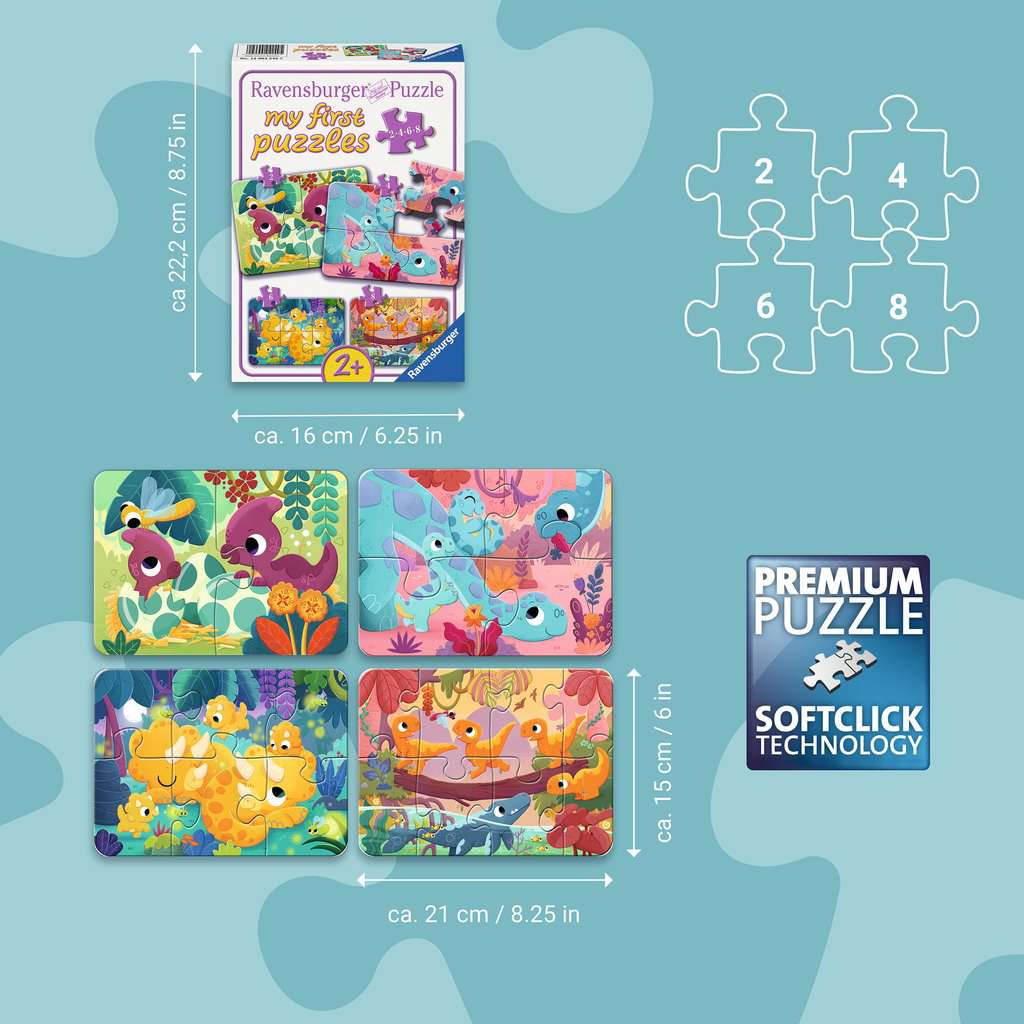 My first Puzzle 2/4/6/8 Dino-Freunde 04.249 - Bild 7
