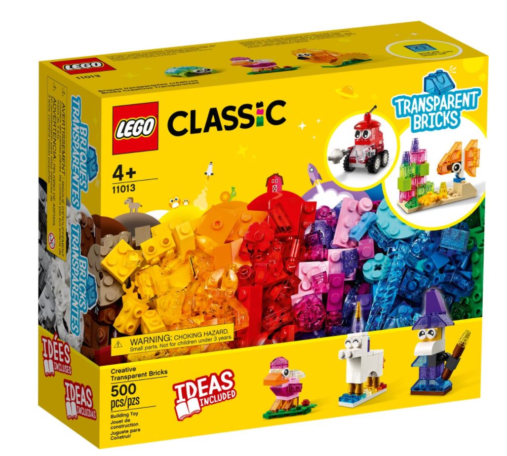 LEGO Classic Kreativ-Bauset mit durchsichtigen Steinen 11013 - Bild 1