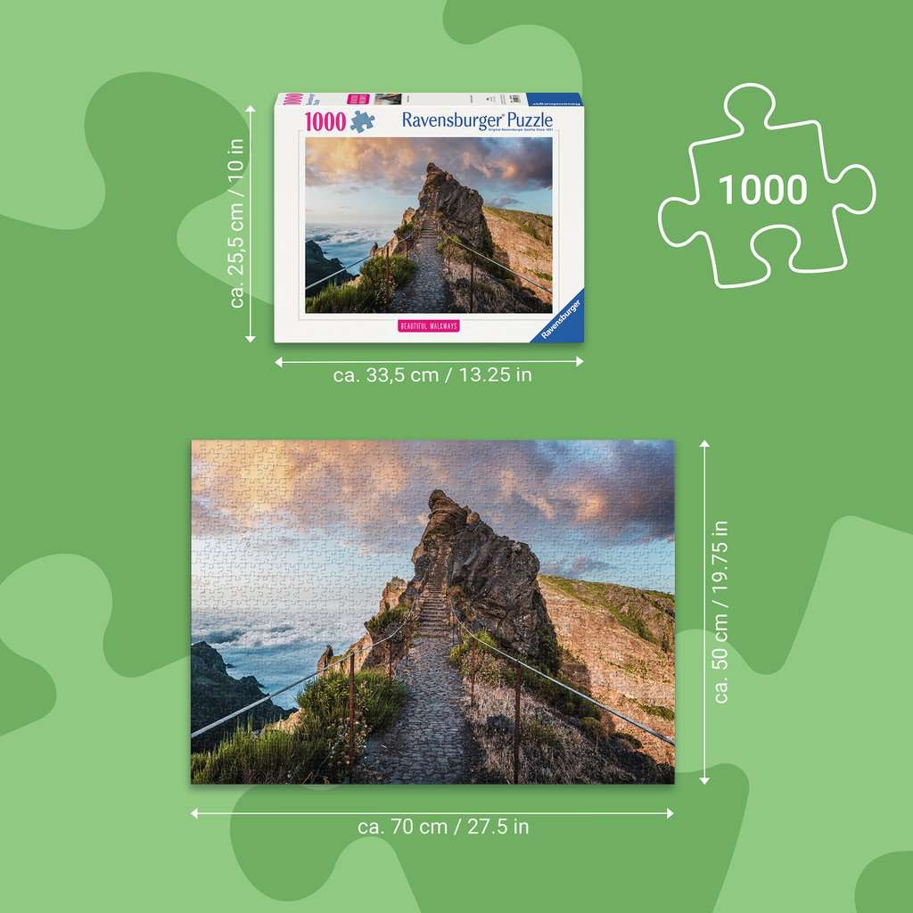 Puzzle 1000 Teile Himmlischer Bergpfad 01.765 - Bild 5