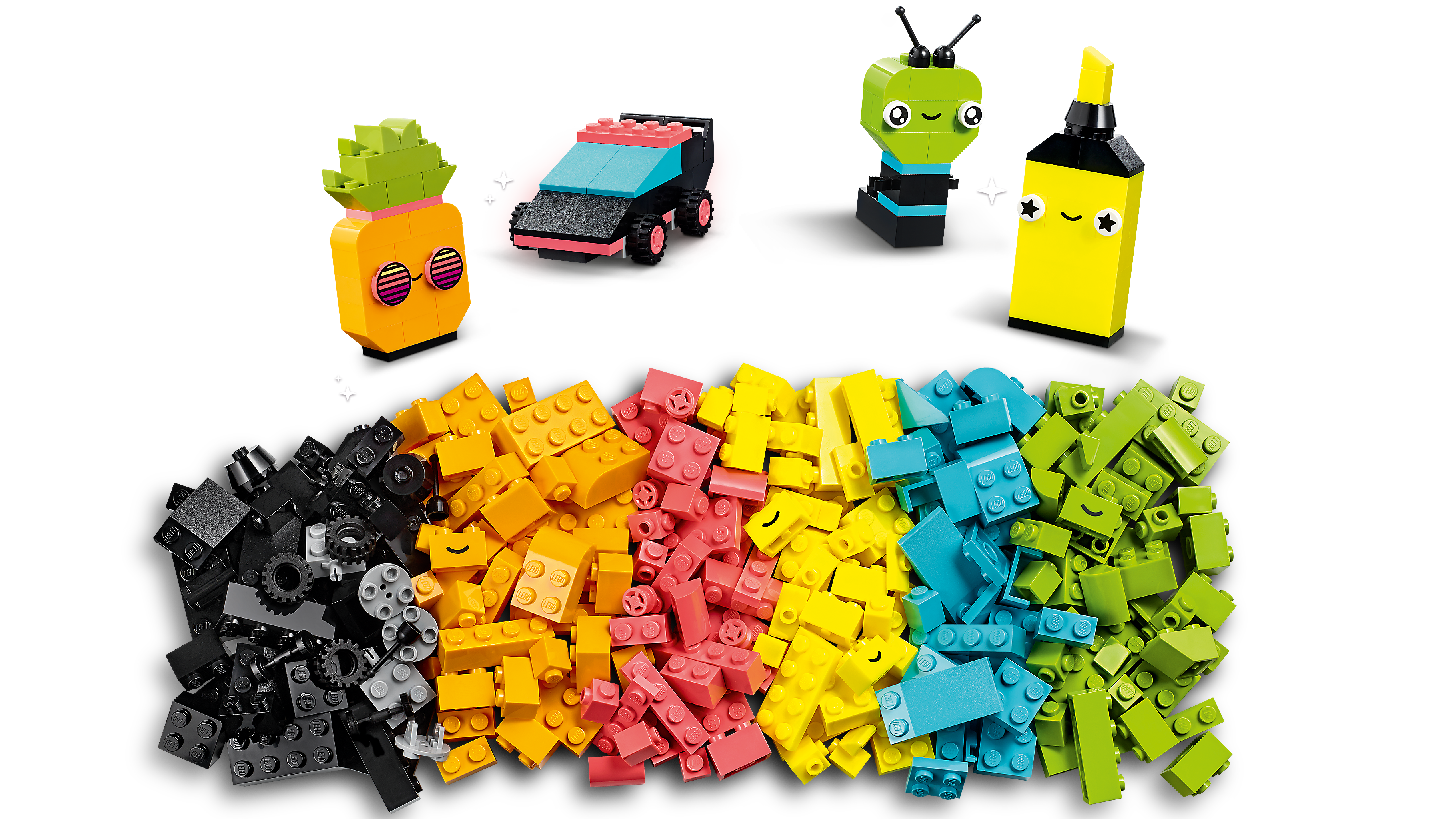 LEGO Classic Neon Kreativ-Bauset 11027 - Bild 2