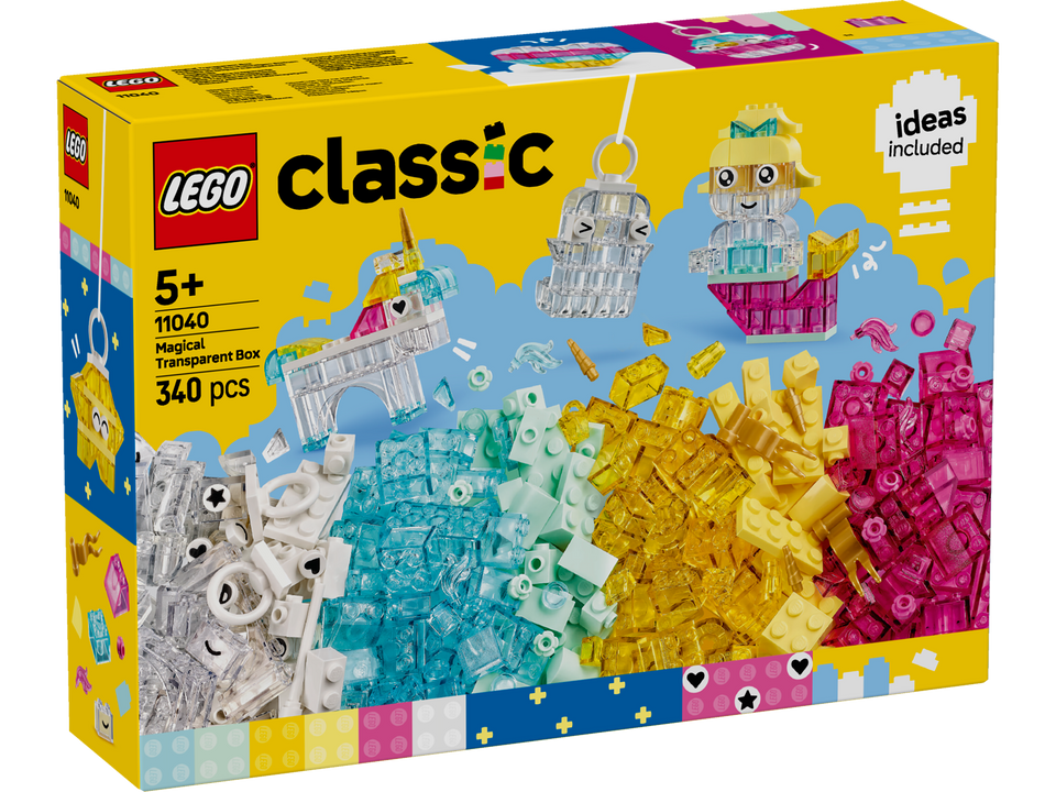 LEGO Classic Zauberbox mit durchsichtigen Steinen 11040