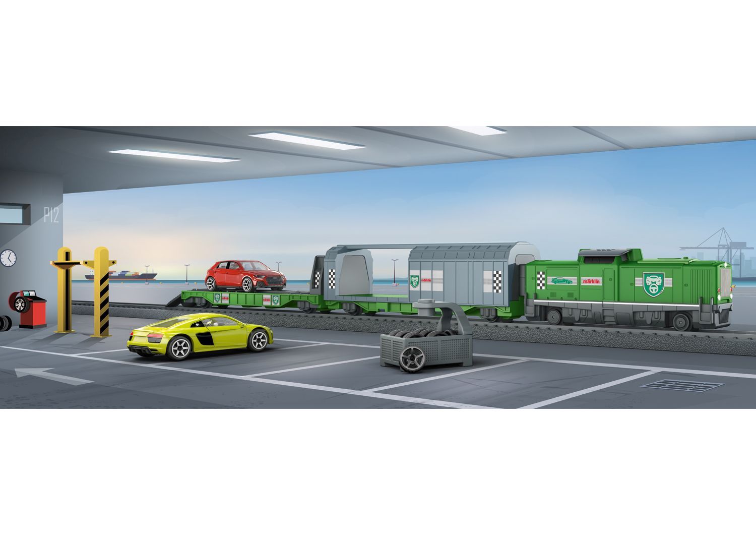 Märklin H0 - my world Starterpackung Autotransport - Bild 2