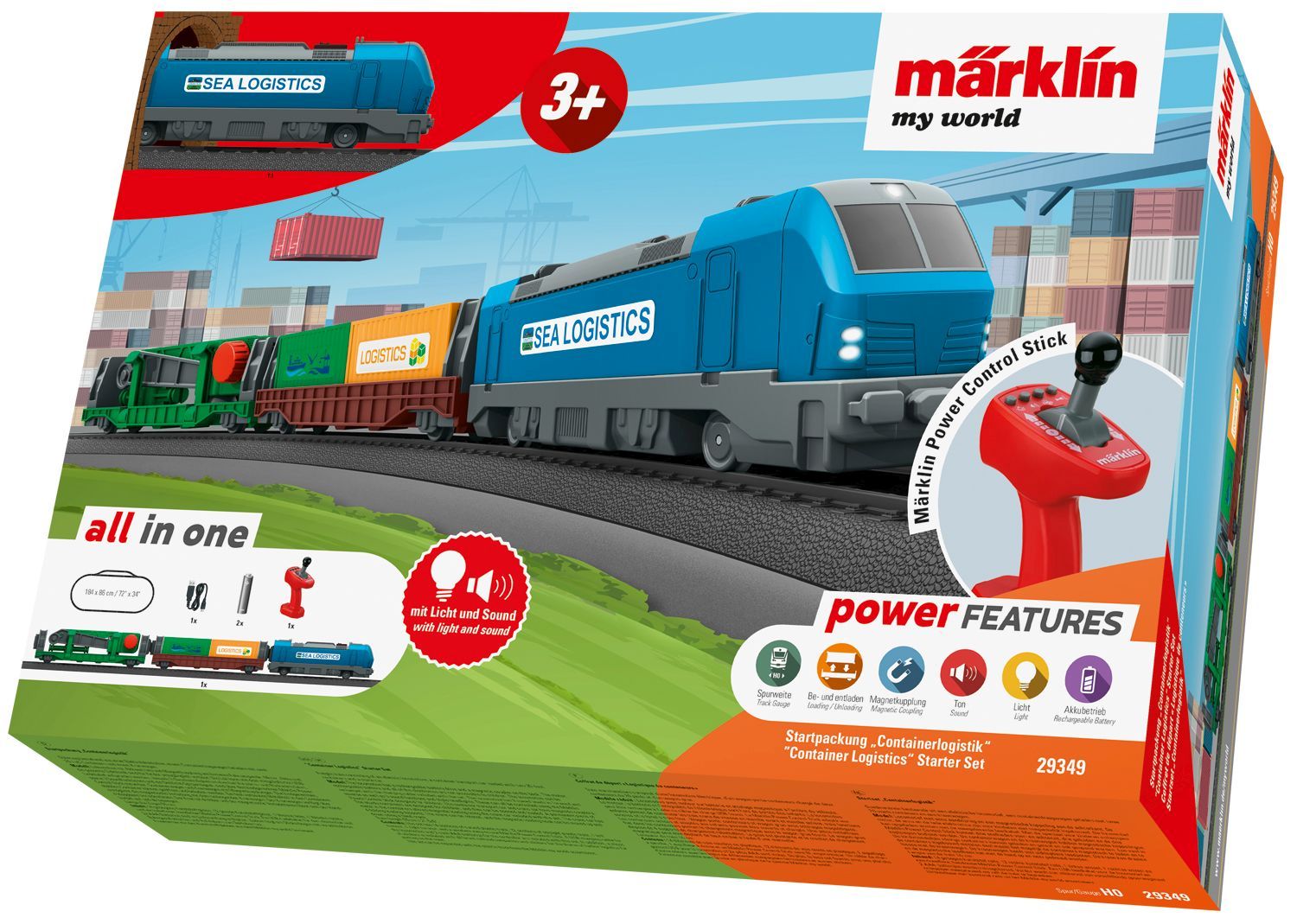 Märklin H0 my world Containerlogistik Starpackung - Bild 1