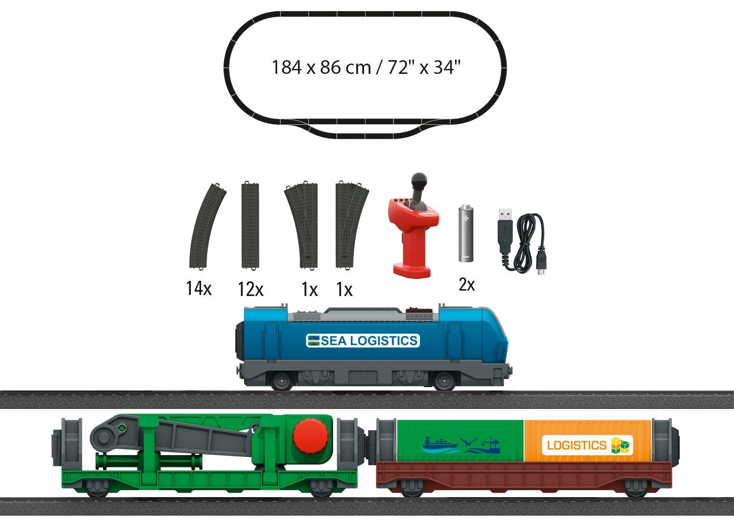 Märklin H0 my world Containerlogistik Starpackung - Bild 6
