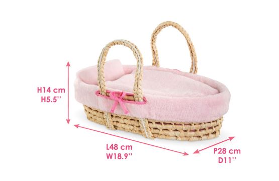 Tragekorb für Puppen 36 - 42cm - Bild 3