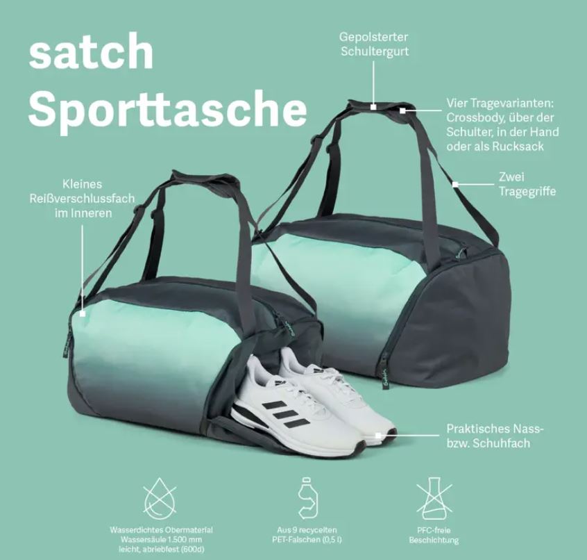 satch Sporttasche Bloomy Breeze - Bild 4