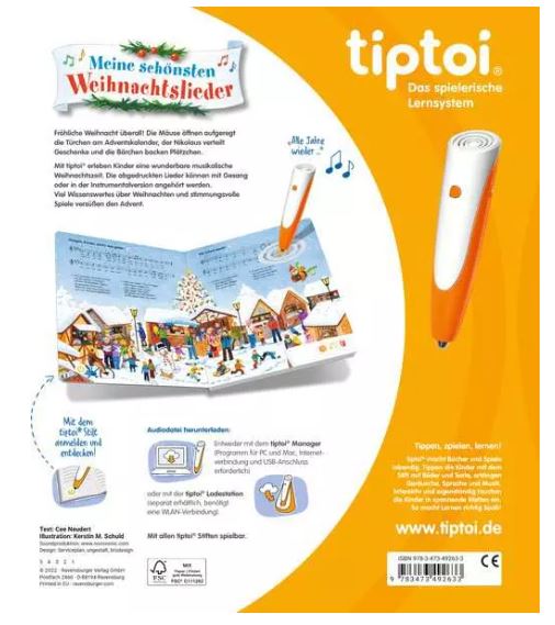 Tiptoi Meine schönsten Weihnachtslieder 49.263 - Bild 2