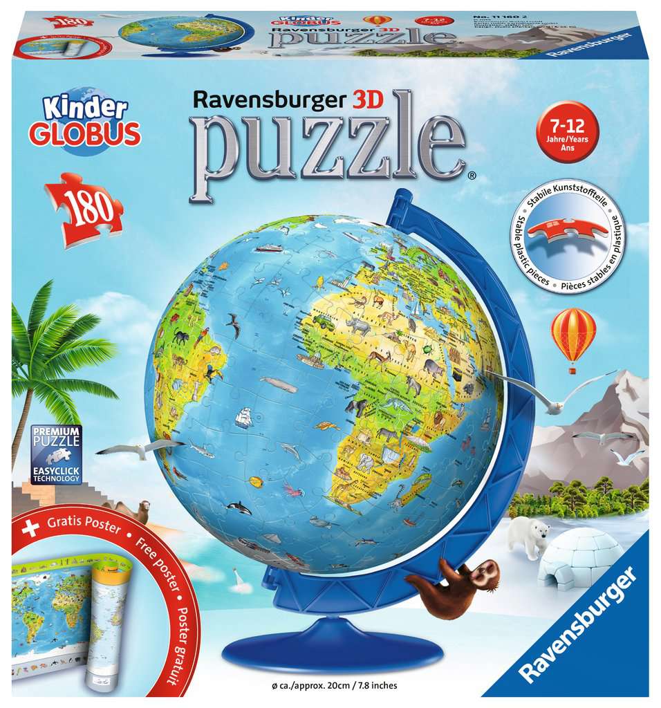 Puzzleball 180 Teile Kindererde deutsch 11.160 - Bild 2