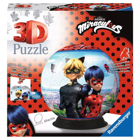 Verpackung Ravensburger 3D Puzzle-Ball Miraculous