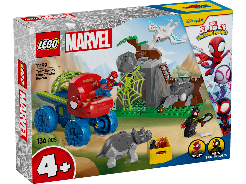 LEGO Marvel Spideys Team auf Rettungsmission im Dino-Truck 11199