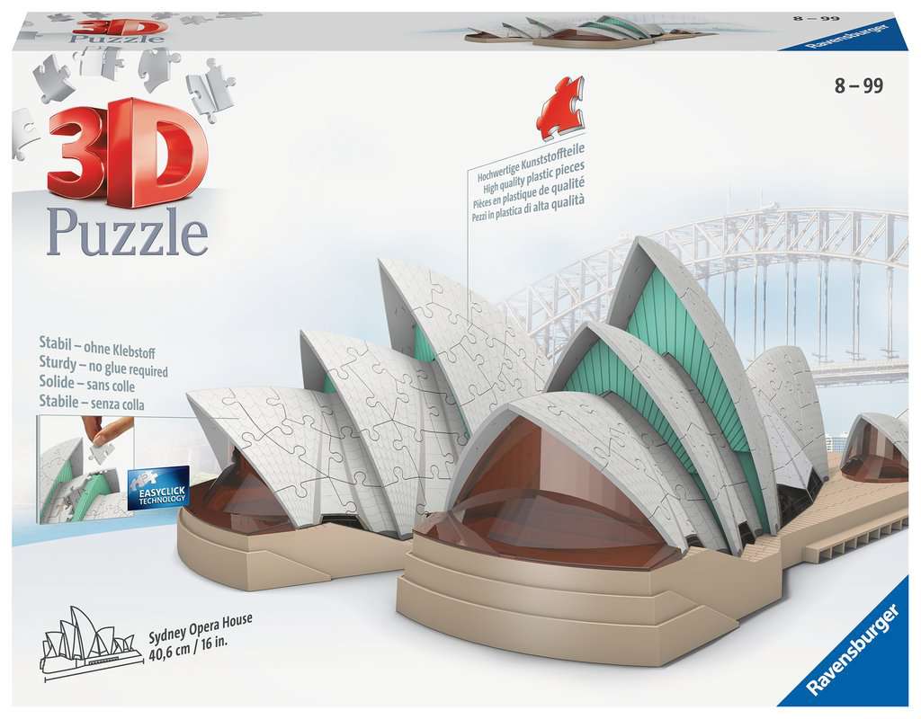 Ravensburger 3D Puzzle Sydney Opera 216 Teile 11.243 - Bild 1