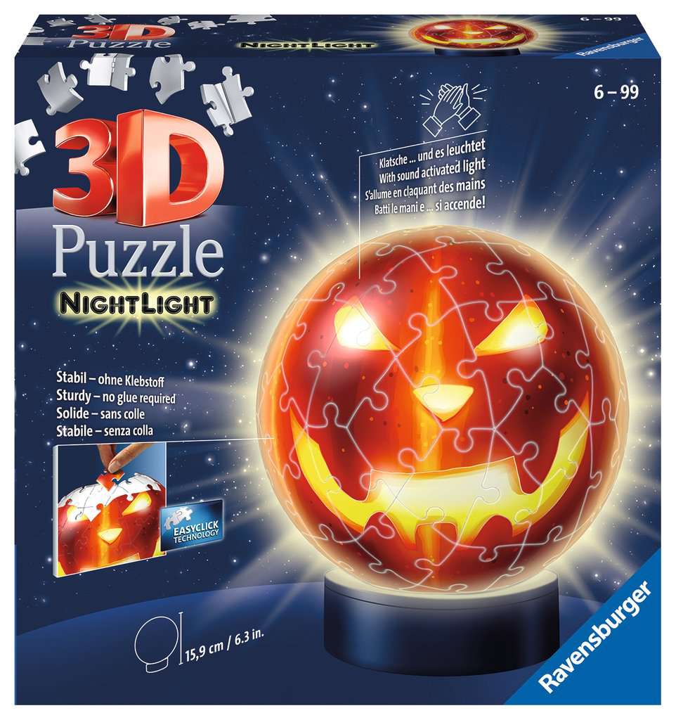 Puzzleball Kürbiskopf 74 Teile 11.253 - Bild 1