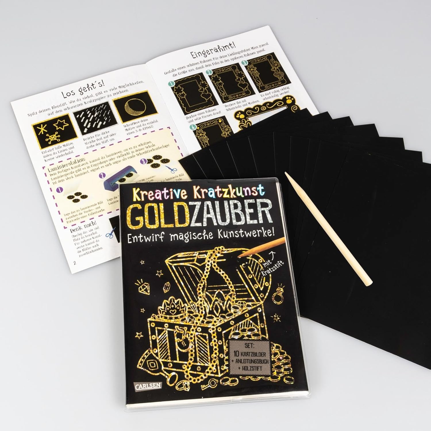 Kreative Kratzkunst: Goldzauber - Bild 2