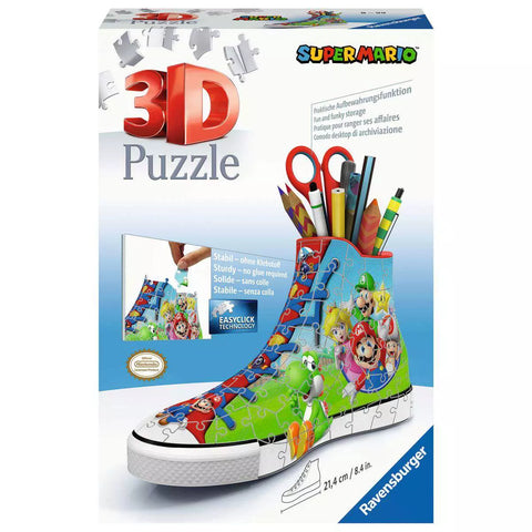 Verpackung Ravensburger 3D Puzzle Sneaker Super Mario 11267