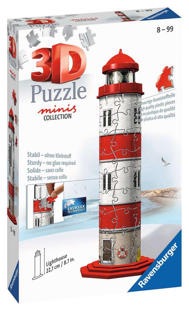 3D Mini Puzzle 54 Teile Leuchtturm 11.273 - Bild 1