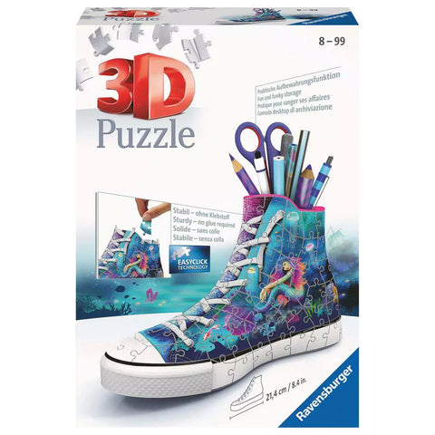 Verpackung Ravensburger 3D Puzzle Sneaker Bezaubernde Meerjungfrauen 11279