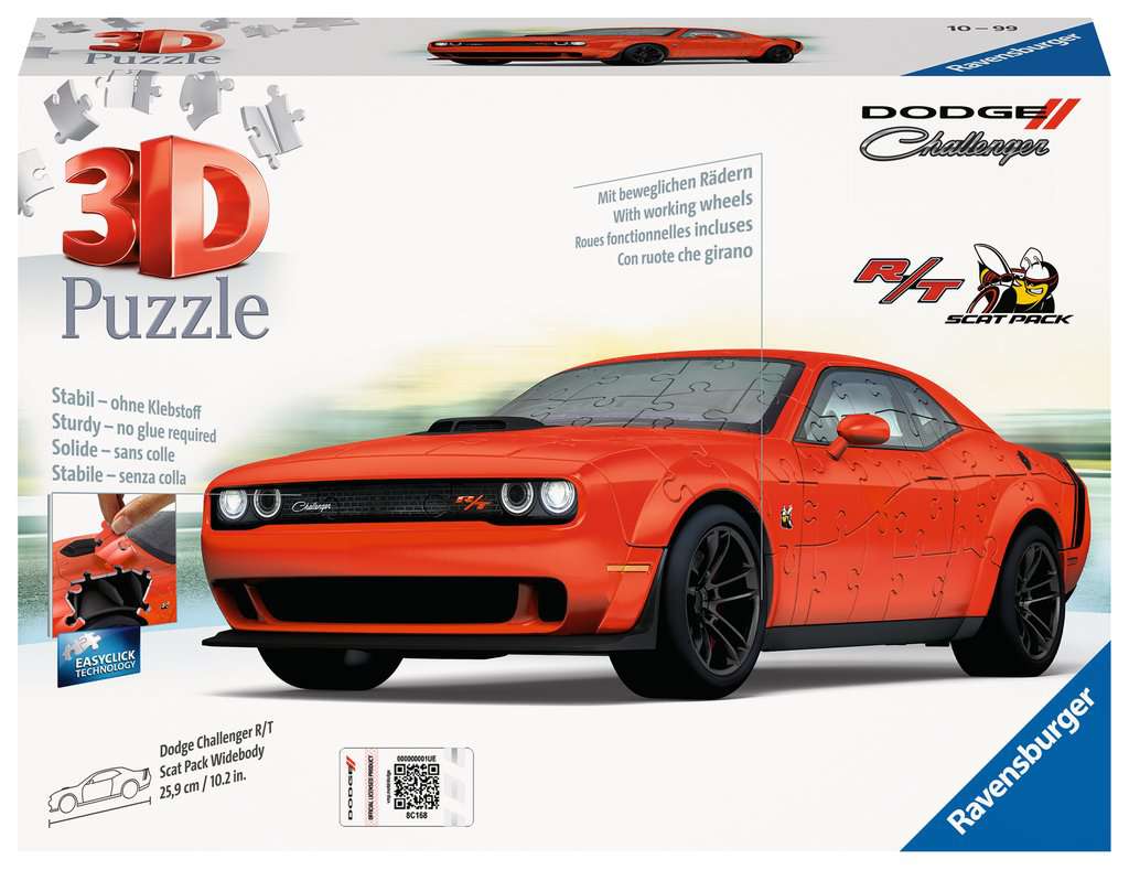 Puzzle 3D Dodge Challenger R/T Scat Pack Widebody - Bild 1