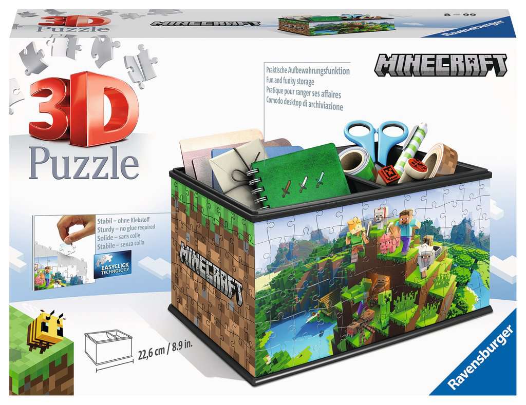 3D Puzzle Aufbewahrungsbox Minecraft 011.286 - Bild 1
