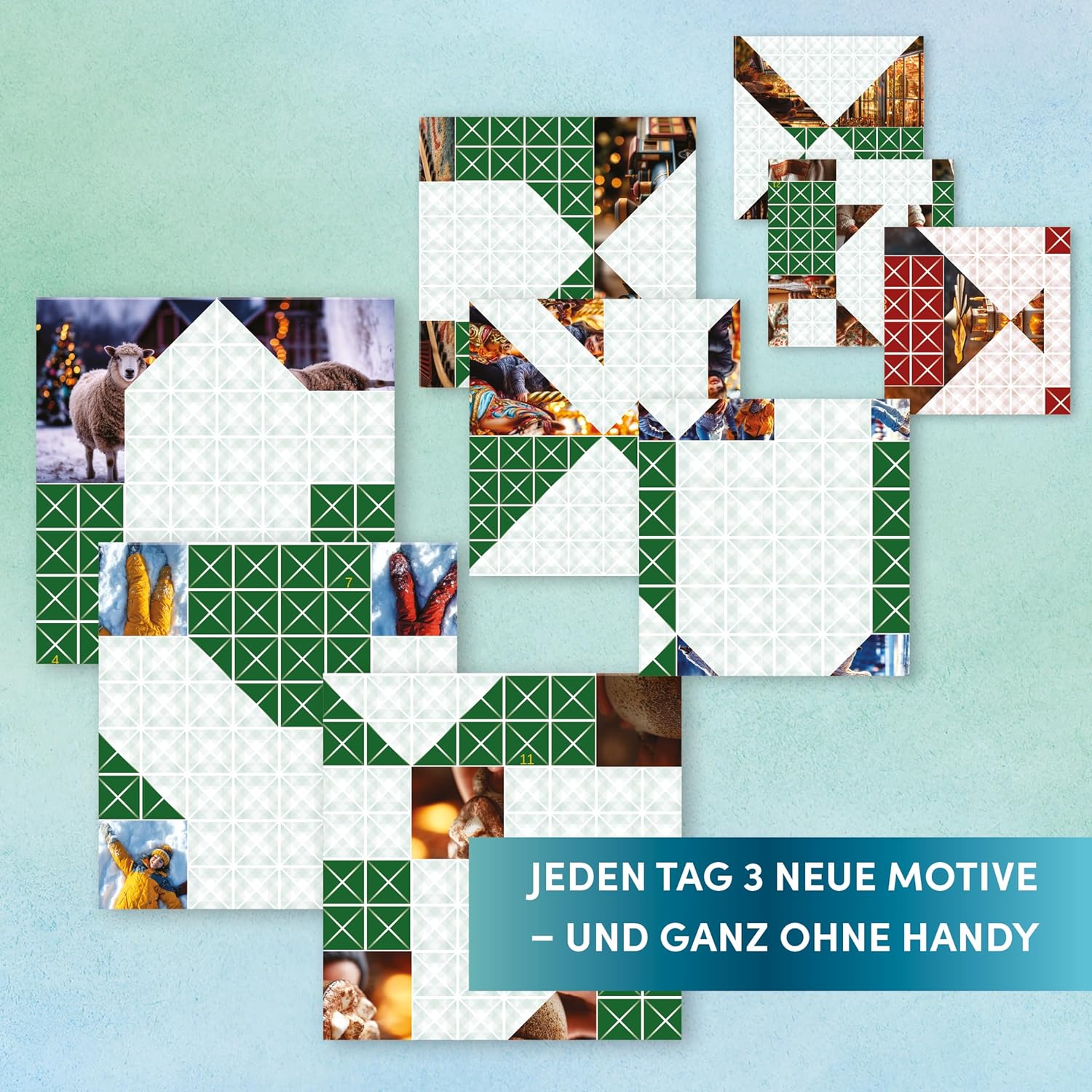 Adventskalender Origami-Falträtsel - 24 Tage - Bild 6