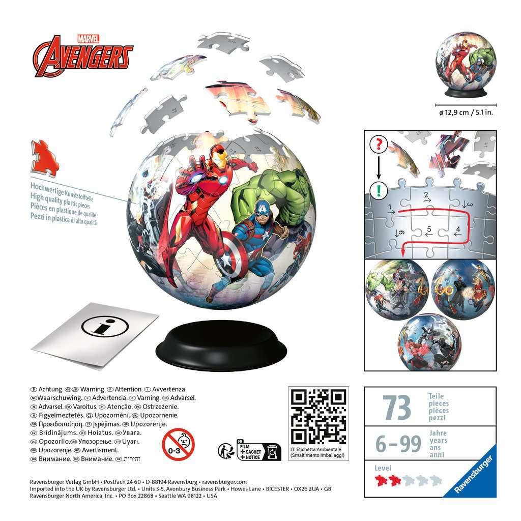 Ravensburger 3D Puzzle Marvel Avengers 11.496 - Bild 2