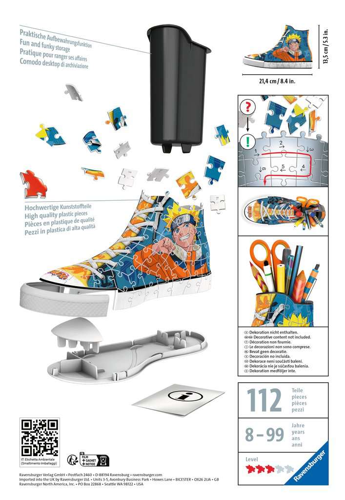 Puzzle Sneaker Naruto 11.543 - Bild 2
