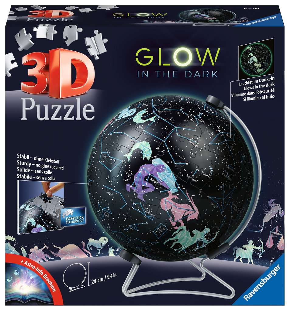 Puzzle 3D Ball Starglobe Glow in the dark 11.544 - Bild 1