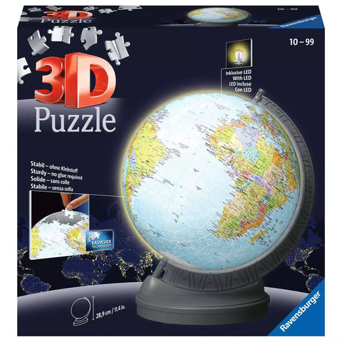 Verpackung 3D Puzzle Globus mit Licht, Ravensburger 11549