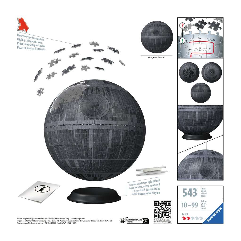 Puzzle 3D Ball Star Wars Todesstern 11.555 - Bild 2