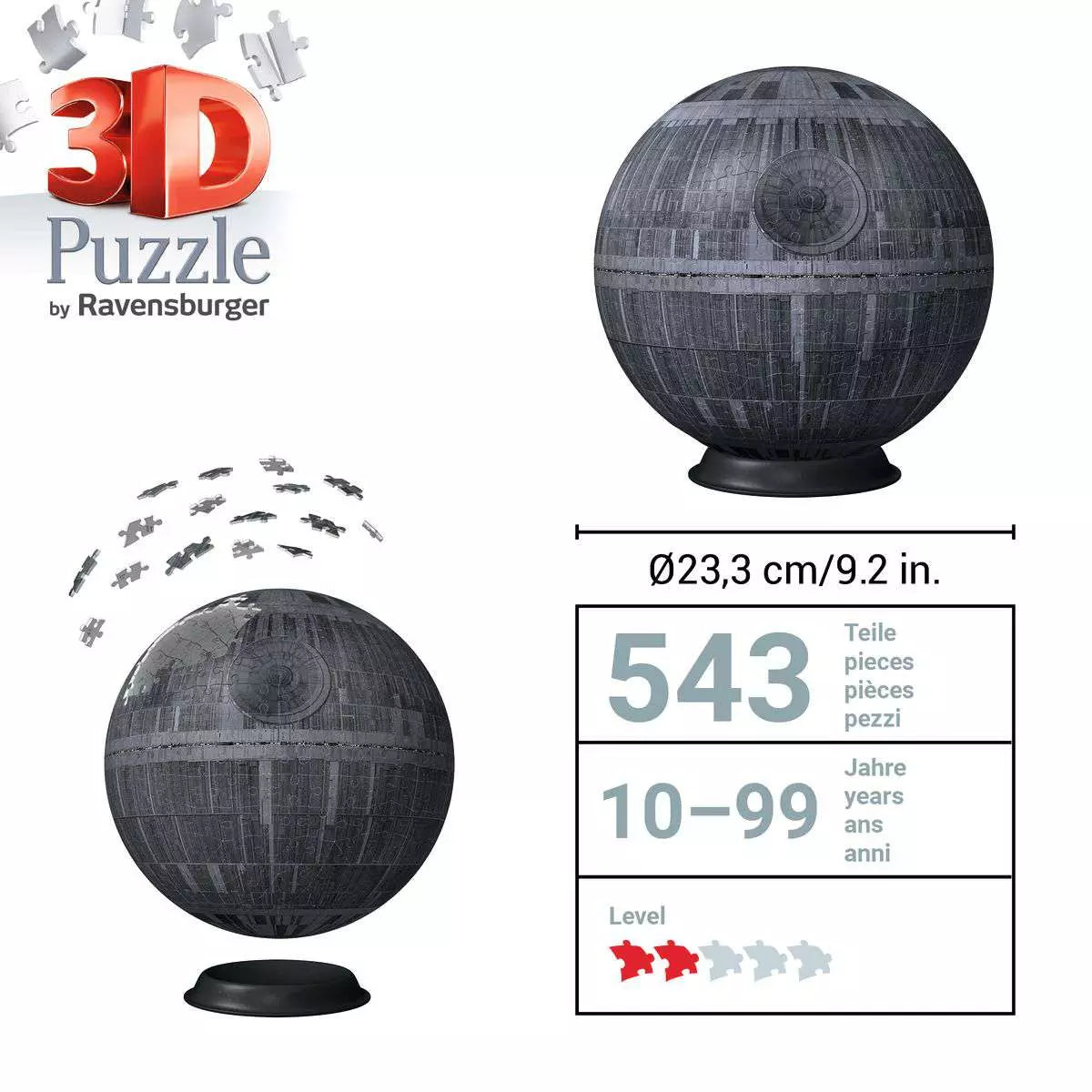Puzzle 3D Ball Star Wars Todesstern 11.555 - Bild 5