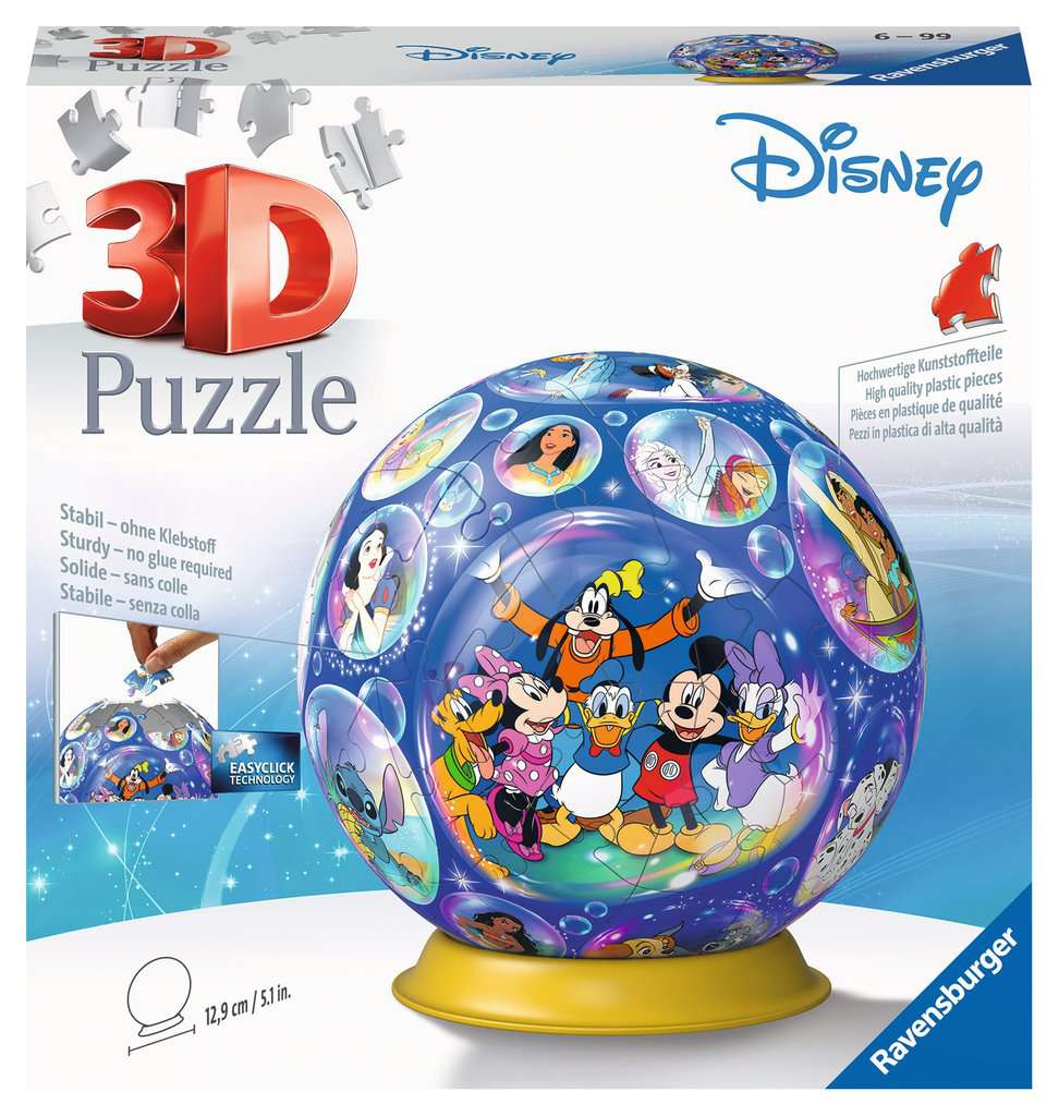 Ravensburger 3D Puzzle 73 Teile Disney Charakters 11.561 - Bild 1
