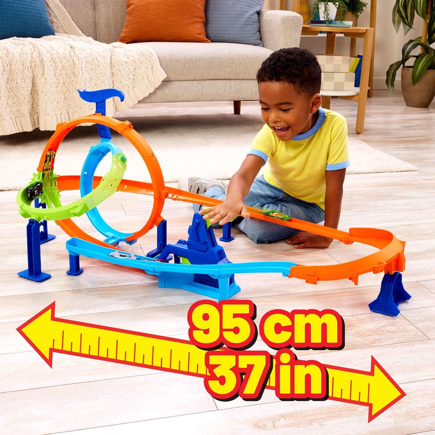Hot Wheels Stunt Track Turbo Looping Set - Bild 2