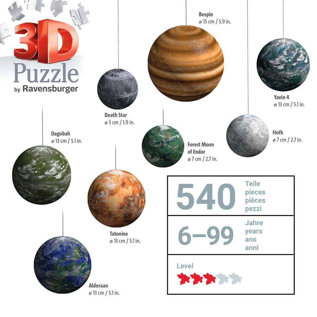 Puzzleball 3D - Himmelskörper der Star Wars Galaxie 11.577 - Bild 5