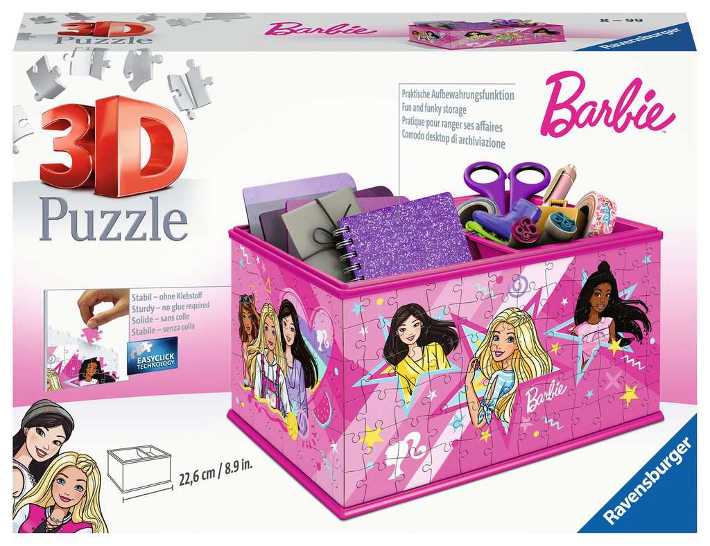 3D Puzzle Aufbewahrungsbox Barbie 11.584 - Bild 1