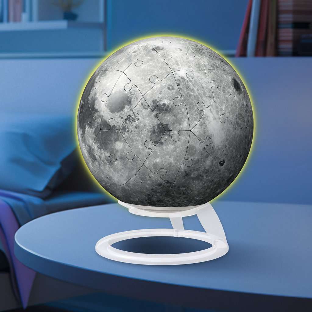 Puzzleball 3D - Der Mond glow in the dark 11.586 - Bild 5