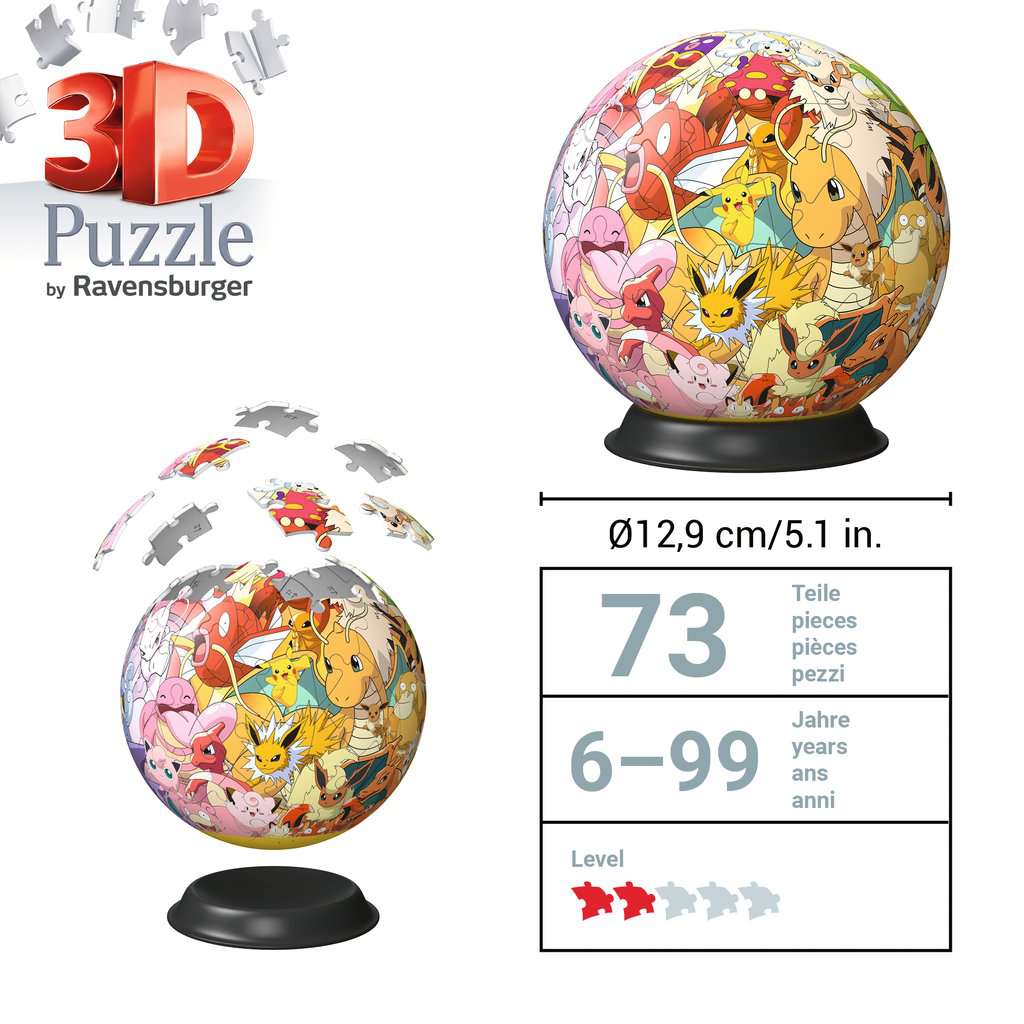 Puzzleball 3D Pokémon 11.595 - Bild 5