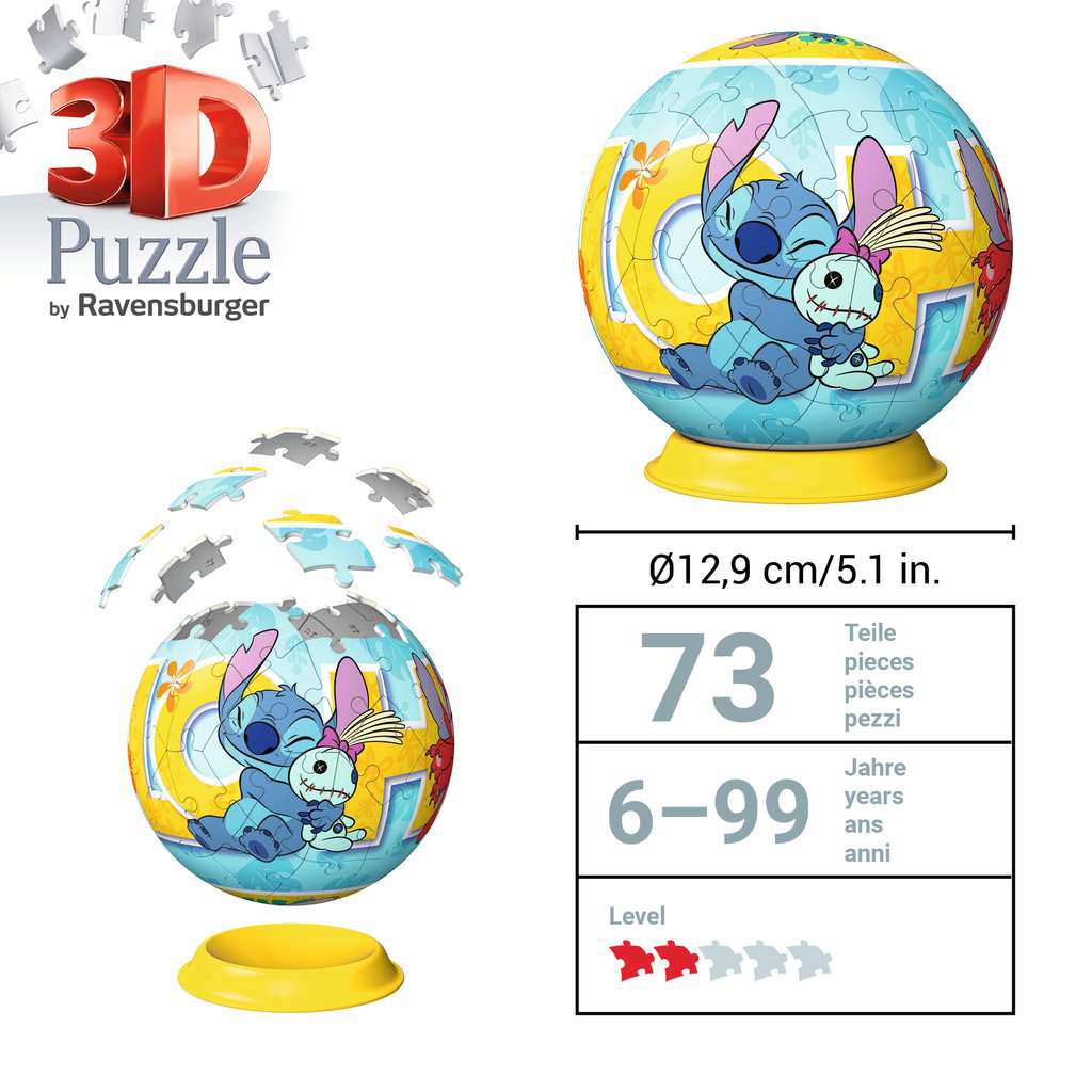 Puzzleball 3D Disney Stitch 11.956 - Bild 5