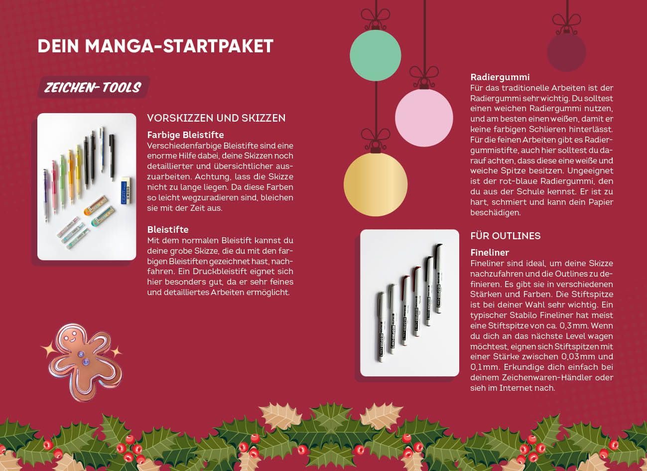 Adventskalender Manga Christmas Kartenset - Bild 4