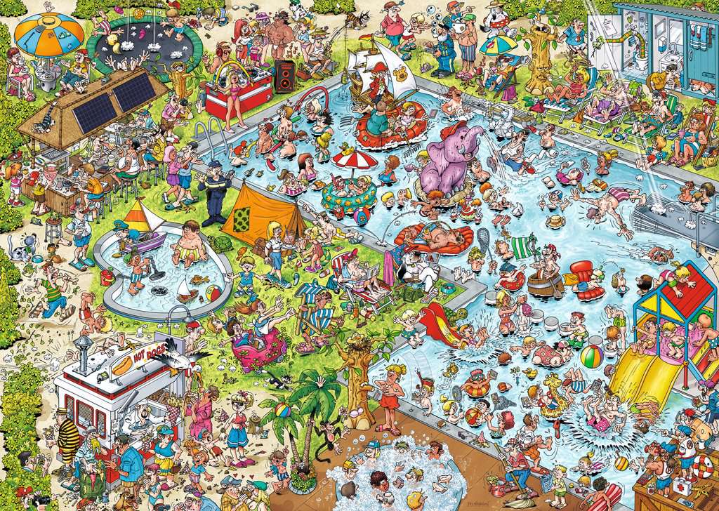 Puzzle 1000 Teile Holiday Resort The Pool 01.164 - Bild 2