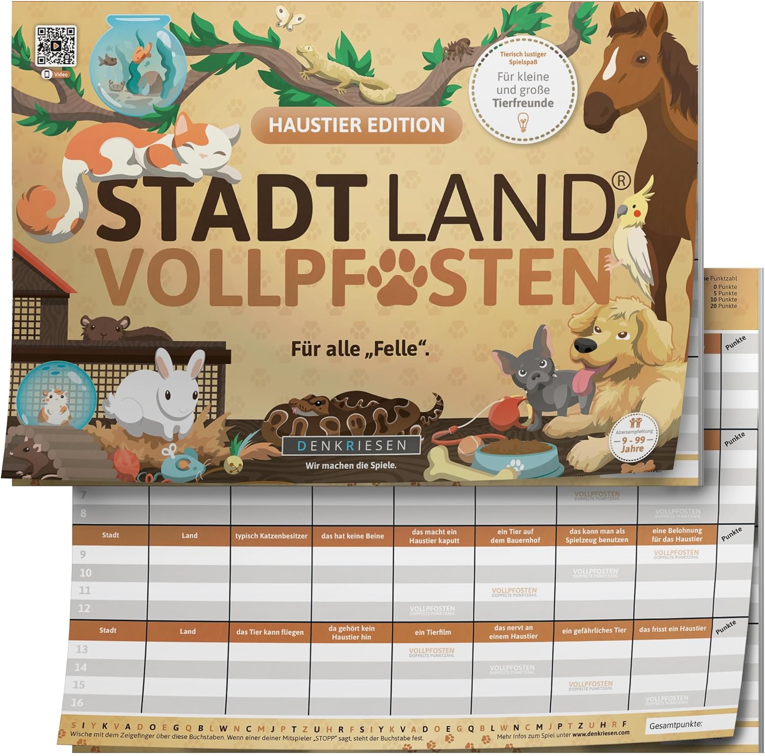 Denkriesen Stadt, Land Vollpfosten Haustier Edition - Bild 1