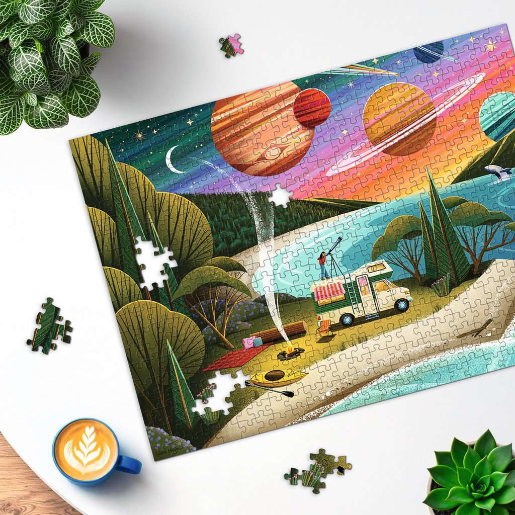 Puzzle 500 Teile Camping unter dem Kosmos 01.706 - Bild 3